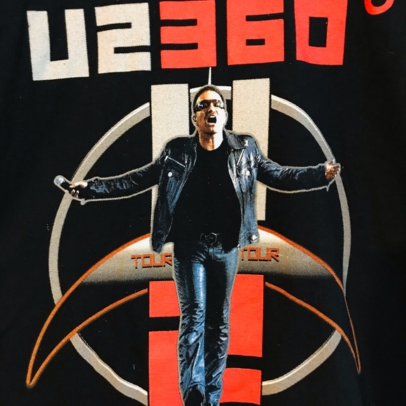 U2 360 Tour 2011 Large T Shirt - Picture 3 of 6